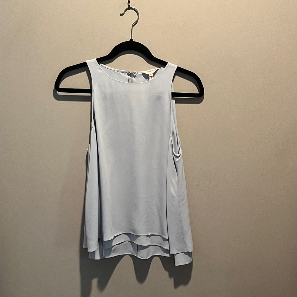 Rebecca Taylor Blue Sleeveless Top
